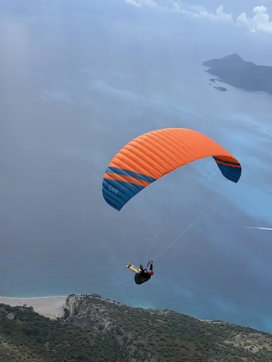 iFLY paraglider in flight