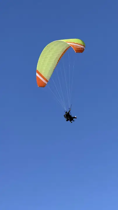 iFLY paraglider in flight